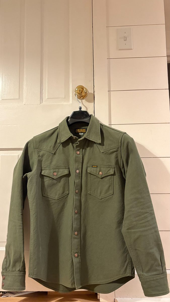 Iron Heart IHSH-235-OLV with Copper Snaps Size US L / EU 52-54 / 3 - 1 Thumbnail