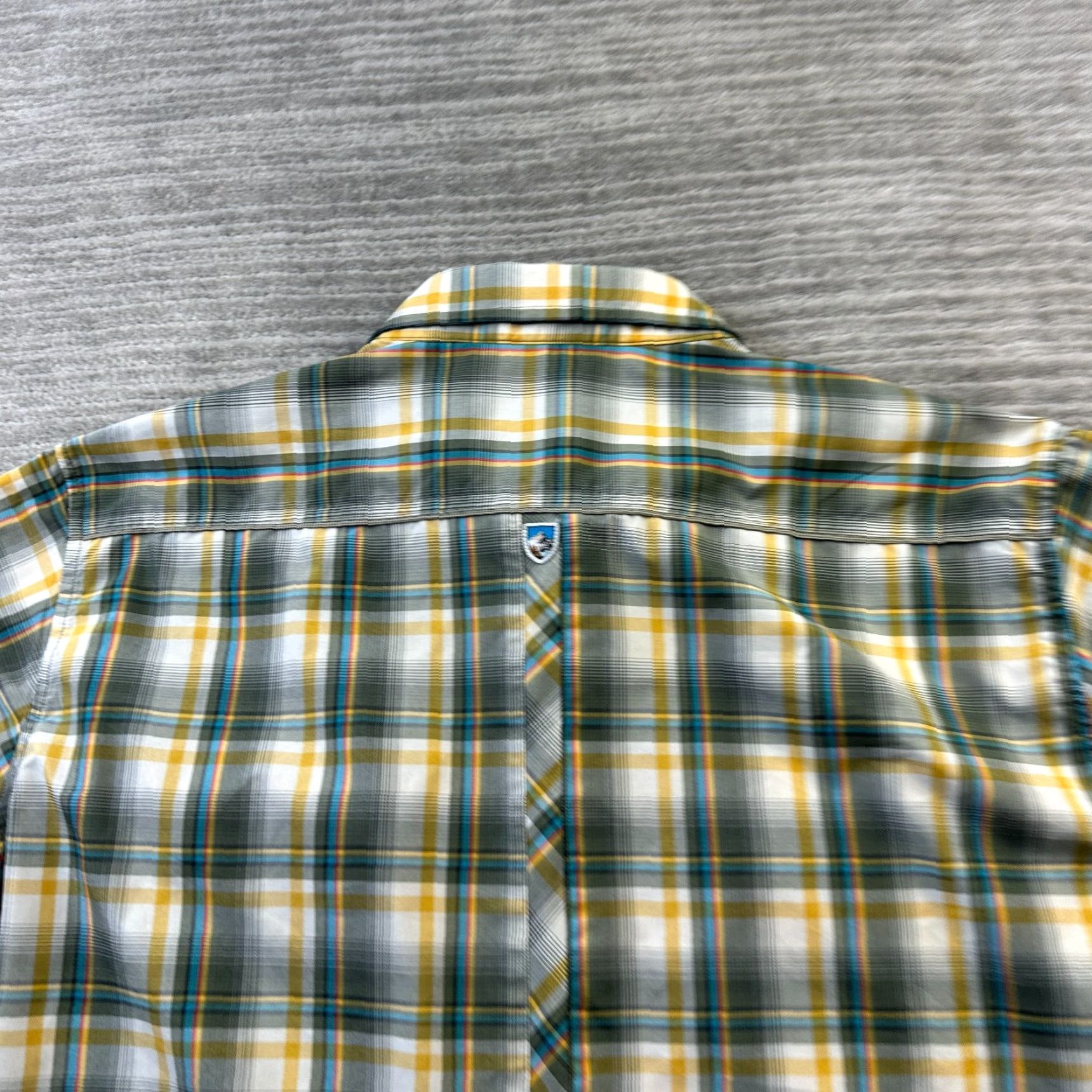 Vintage Kuhl Shirt Mens Large Yellow Western Pearl Snap Outdoors Hiking Shirt Size US L / EU 52-54 / 3 - 6 Thumbnail