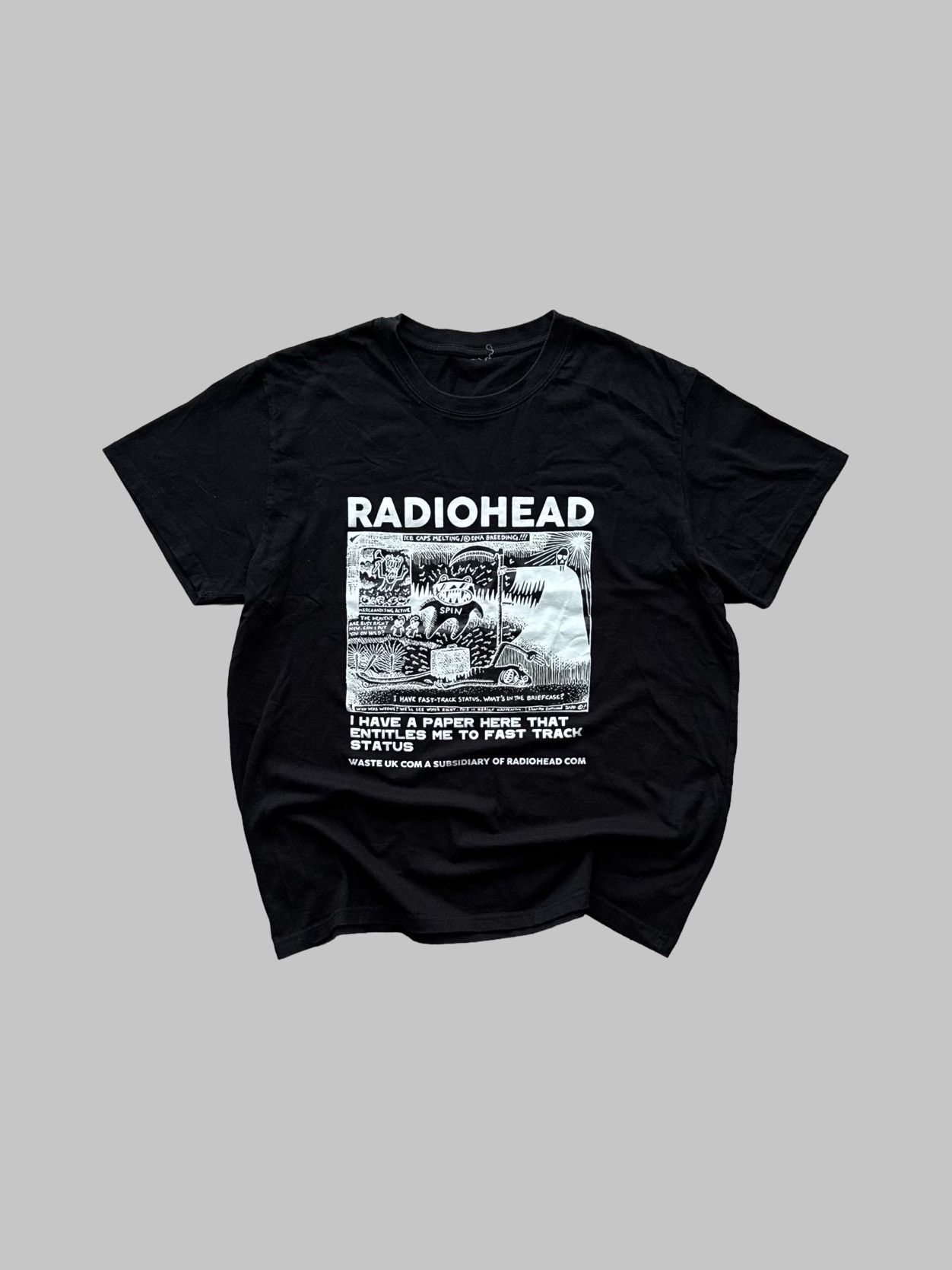 Band Tees RADIOHEAD STANLEY DONWOOD ART VINTAGE TEE Size US L / EU 52-54 / 3 - 1 Thumbnail