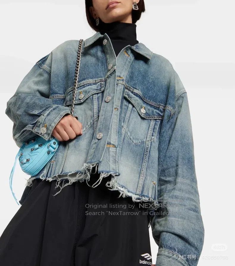 Balenciaga Balenciaga Denim jacket Size US L / EU 52-54 / 3 - 6 Thumbnail