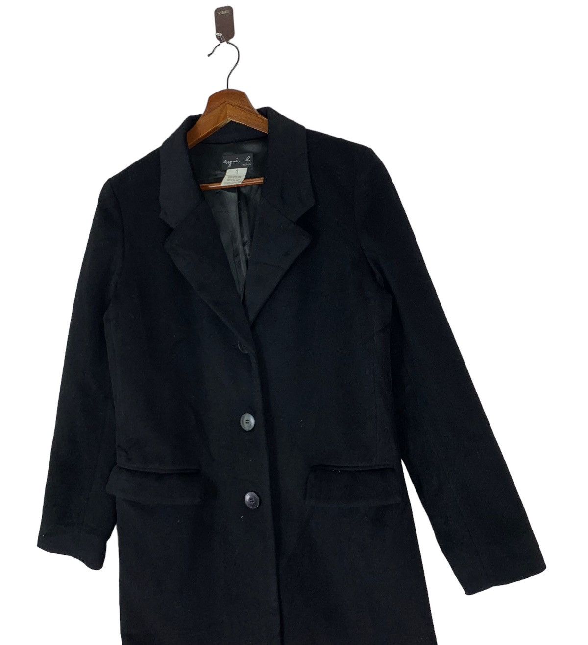 agnes b. AGNES B DESIGNER WOOL LONG COAT Size S / US 4 / IT 40 - 5 Thumbnail