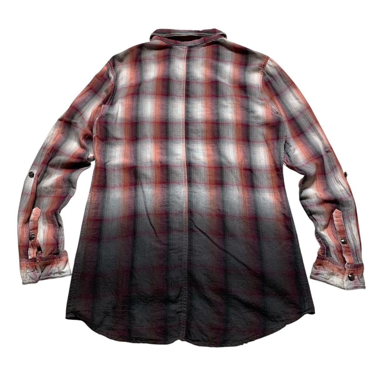 Japanese Brand Vtg Saucy Cool Western Style Flannel Shirt Japanese Brand Size US L / EU 52-54 / 3 - 9 Thumbnail