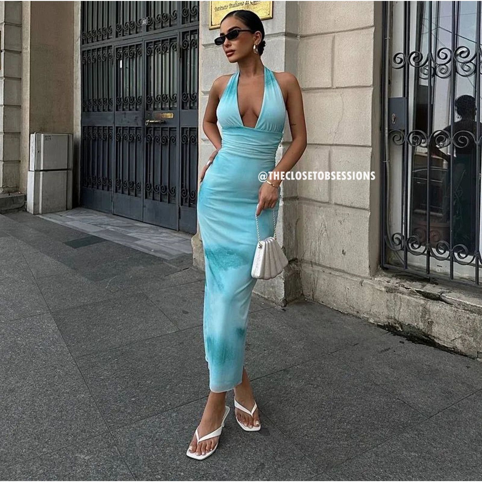 Zara ZARA BLOGGER FAVE!!! Fitted Midi Dress Size L / US 10 / IT 46 - 7 Thumbnail