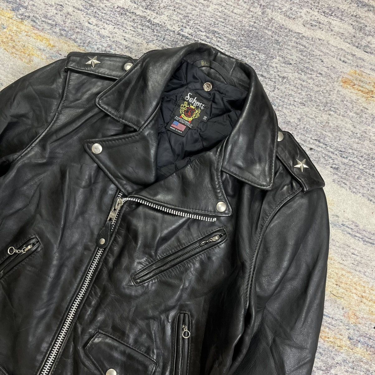 Schott Vintage Schott 613US One Star double riders leather jacket Size US M / EU 48-50 / 2 - 7 Thumbnail
