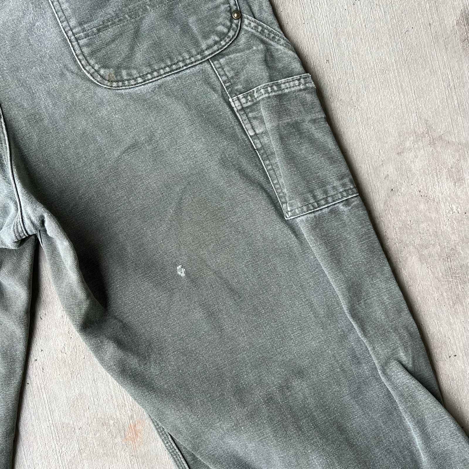Carhartt × Vintage Carhartt MOS green double knee work wear carpenter pants Size US 36 / EU 52 - 10 Thumbnail