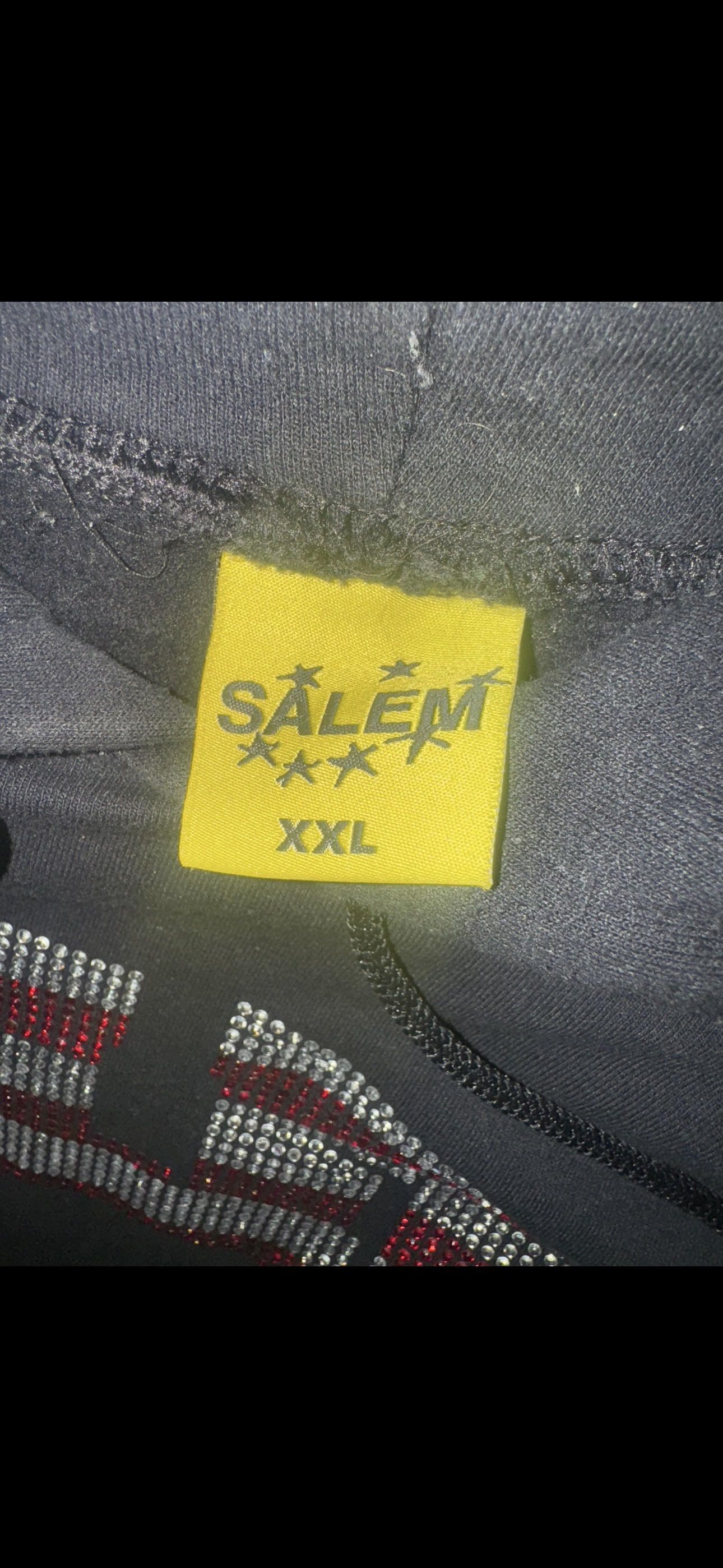 S4LEM Salem American Flag Rhinestone Hoodie Size US XL / EU 56 / 4 - 6 Thumbnail