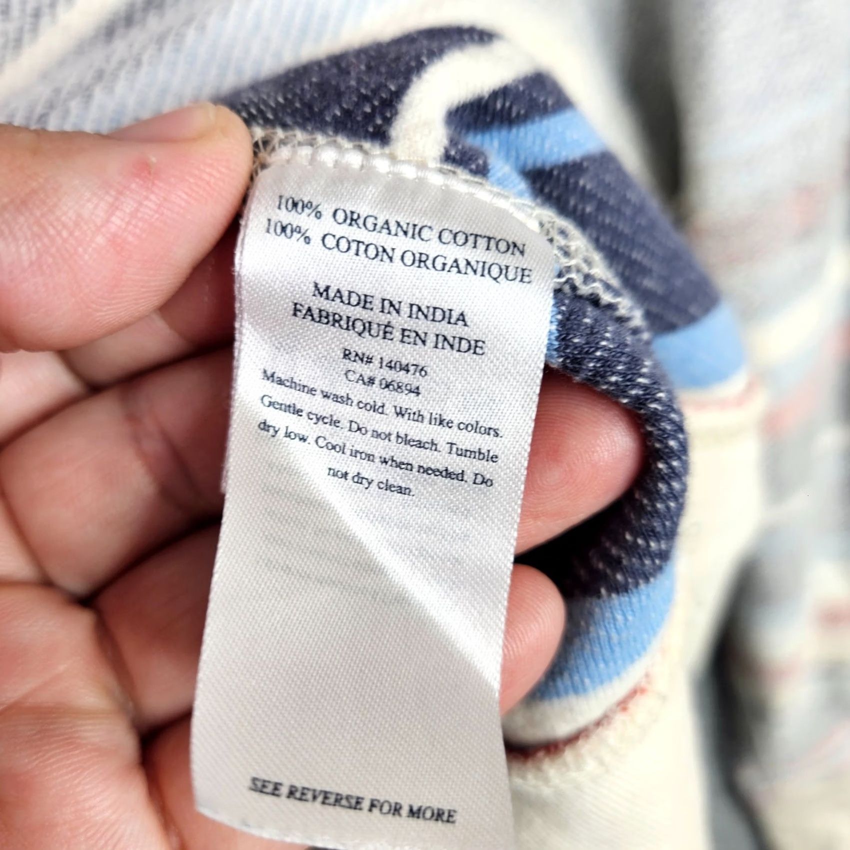 Faherty Faherty Brand Hoodie Men’s L Multicolor Striped Pullover Kangaroo Pocket Size US L / EU 52-54 / 3 - 6 Thumbnail