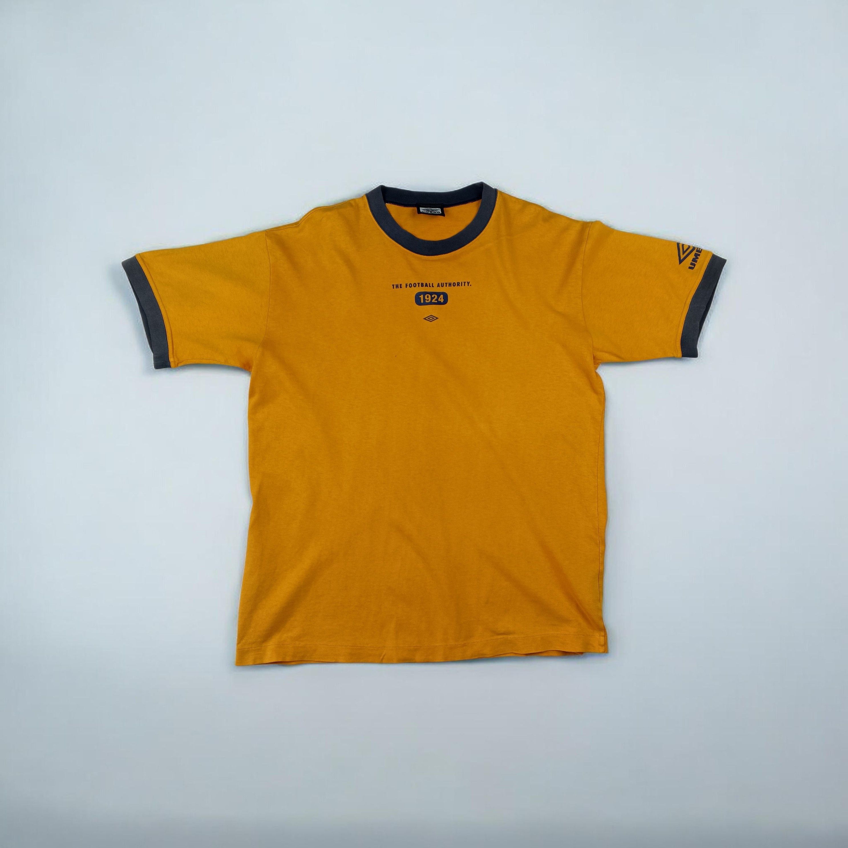 Umbro 90's UMBRO 1929 The Football Authority Soccer Ringer T-Shirt Size US M / EU 48-50 / 2 - 1 Thumbnail
