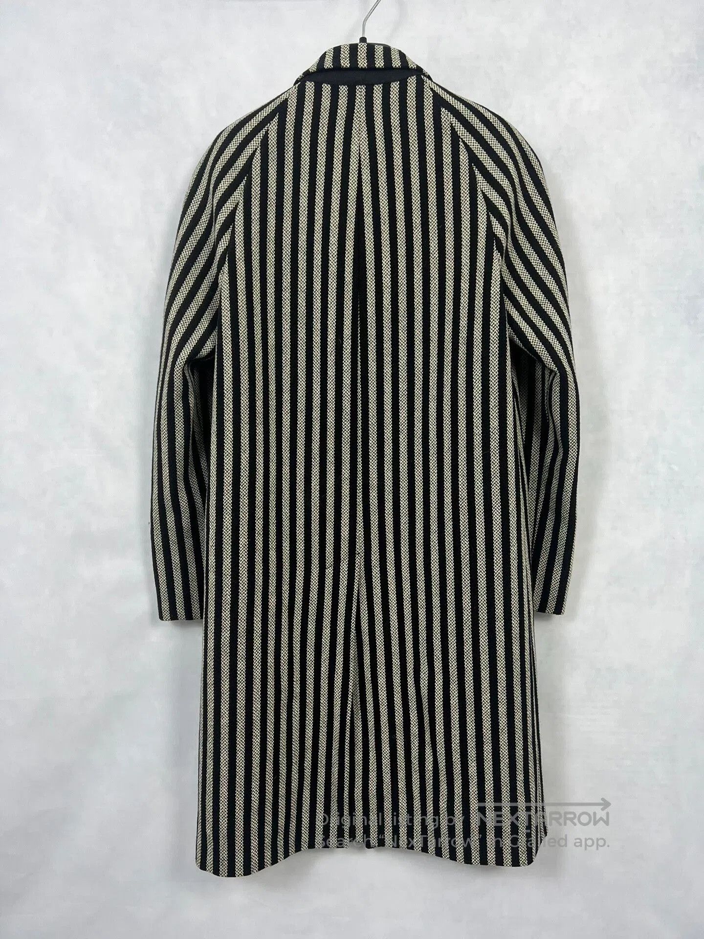 Saint Laurent Paris Saint Laurent Chesterfield Striped Coat. Size US XS / EU 42 / 0 - 2 Thumbnail