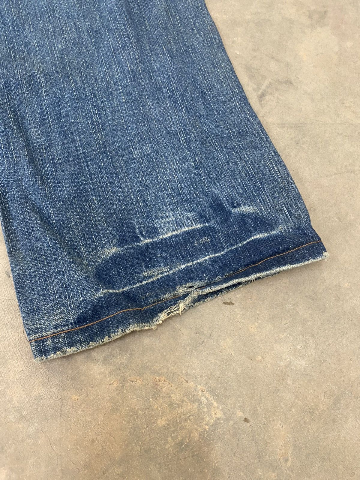 Hysteric Glamour Sick☠️ DoubleName Double Waist Wash Jeans Punk Grunge Size US 32 / EU 48 - 13 Thumbnail