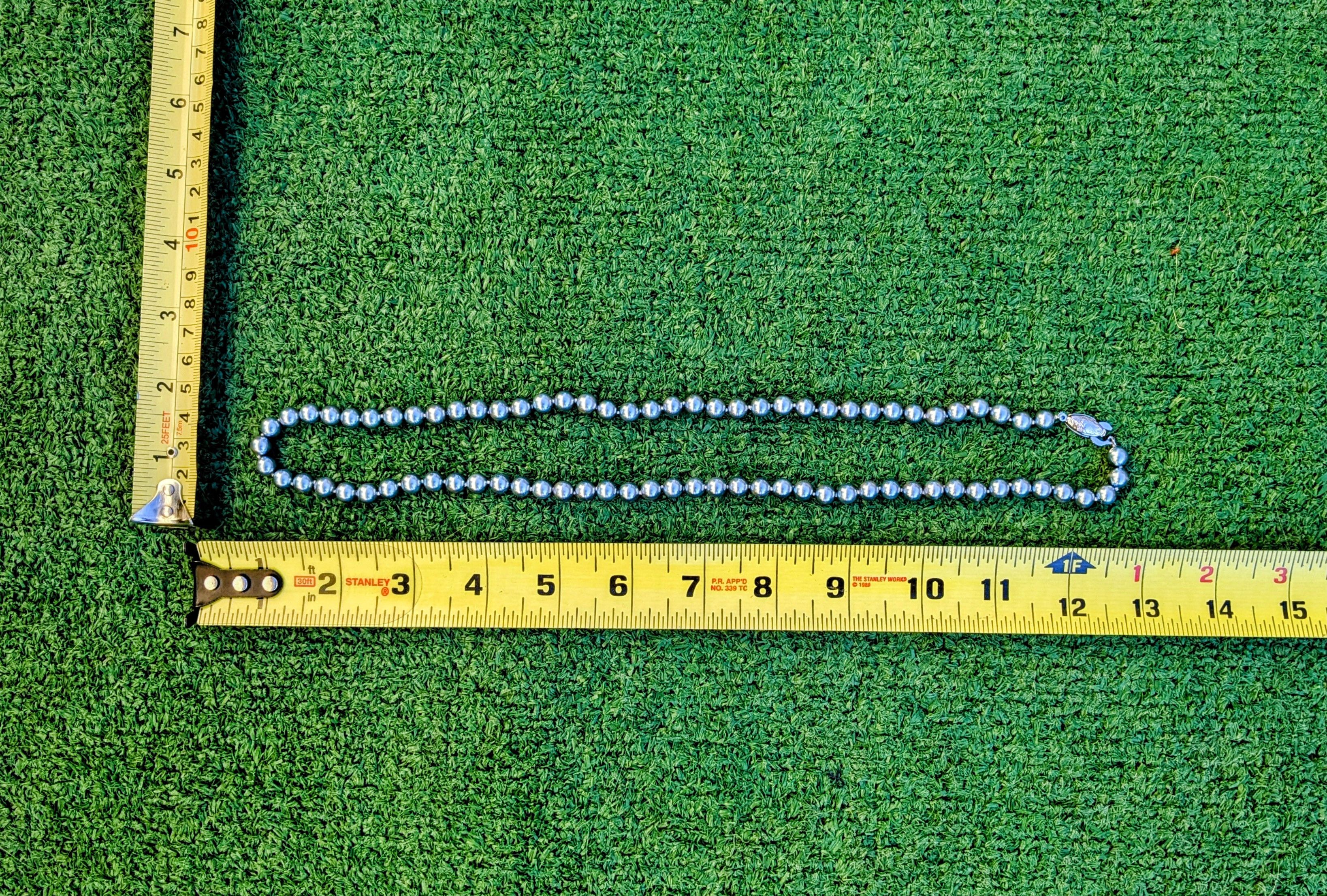 Vintage G Silver Filigree Clasp Hand Knotted Pearl 2-Necklace Set Size ONE SIZE - 7 Thumbnail