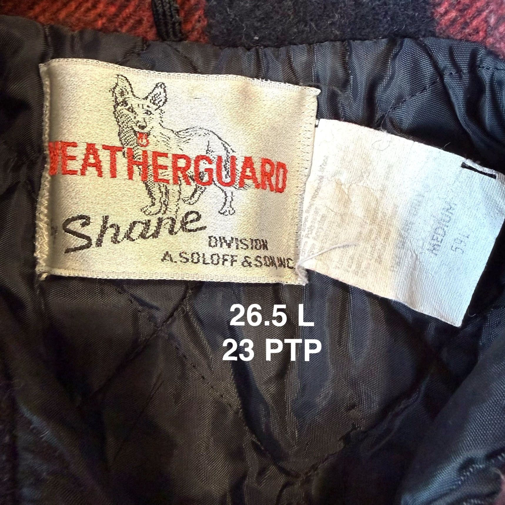 Vintage VINTAGE Weatherguard Shane Jacket M Red 80s Buffalo Plaid Wool Overcoat PNW Size US M / EU 48-50 / 2 - 7 Thumbnail