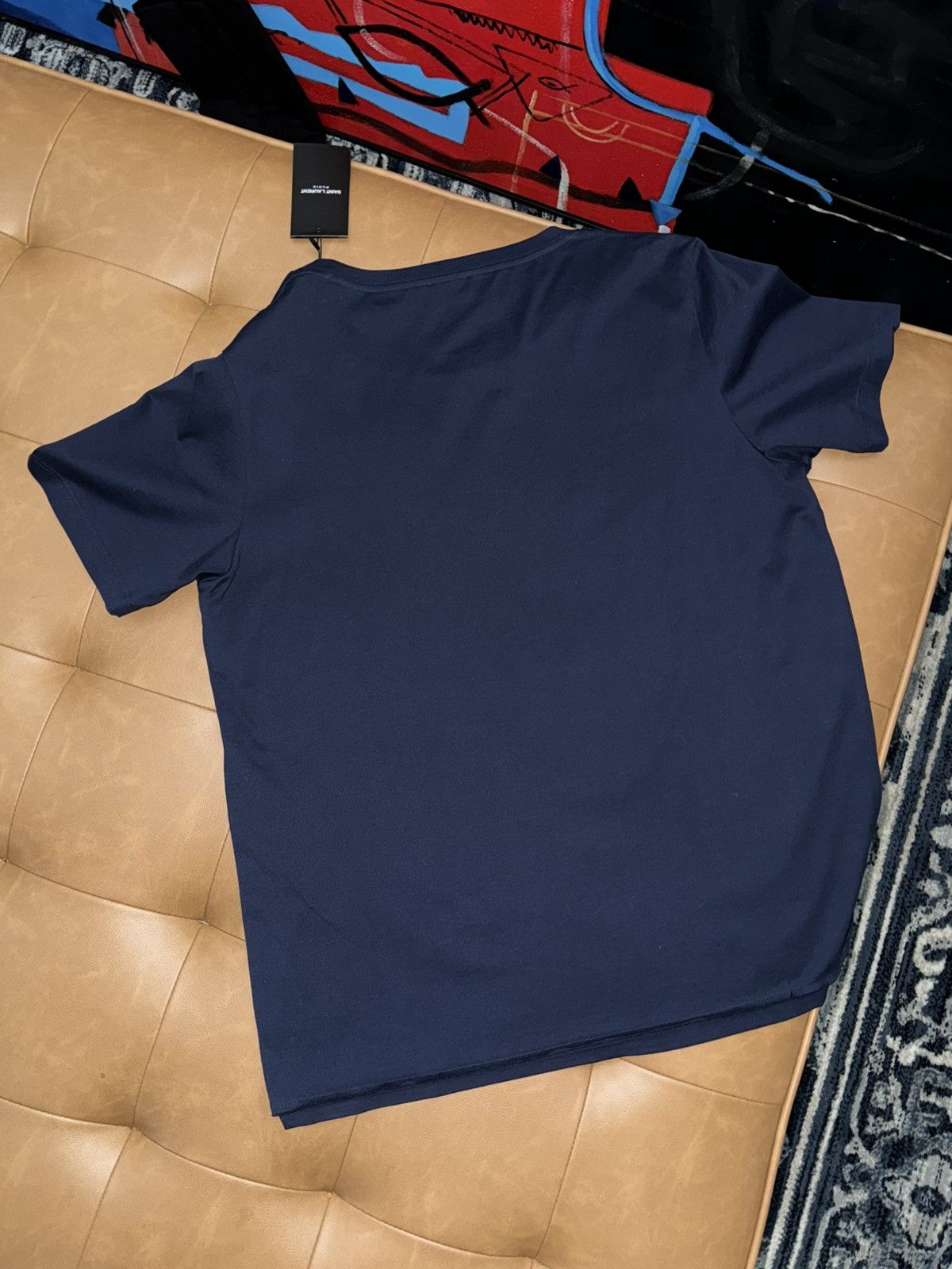 Saint Laurent Paris Saint laurent logo t shirt Size US XL / EU 56 / 4 - 6 Thumbnail