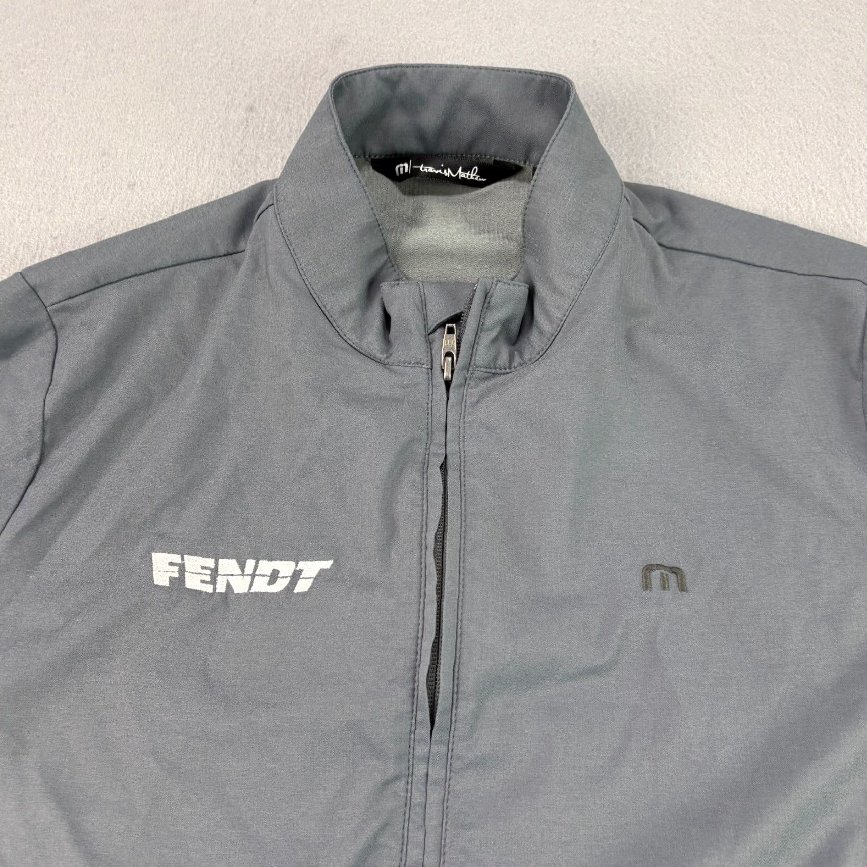 TravisMathew Travis Mathew Jacket Men M Gray Surfside Full Zip Golf Performance Wicking Size US M / EU 48-50 / 2 - 3 Thumbnail