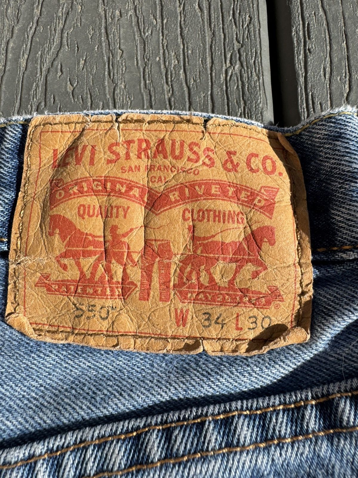 Levi's Blue Levi’s 550 34-30 Size US 34 / EU 50 - 5 Thumbnail