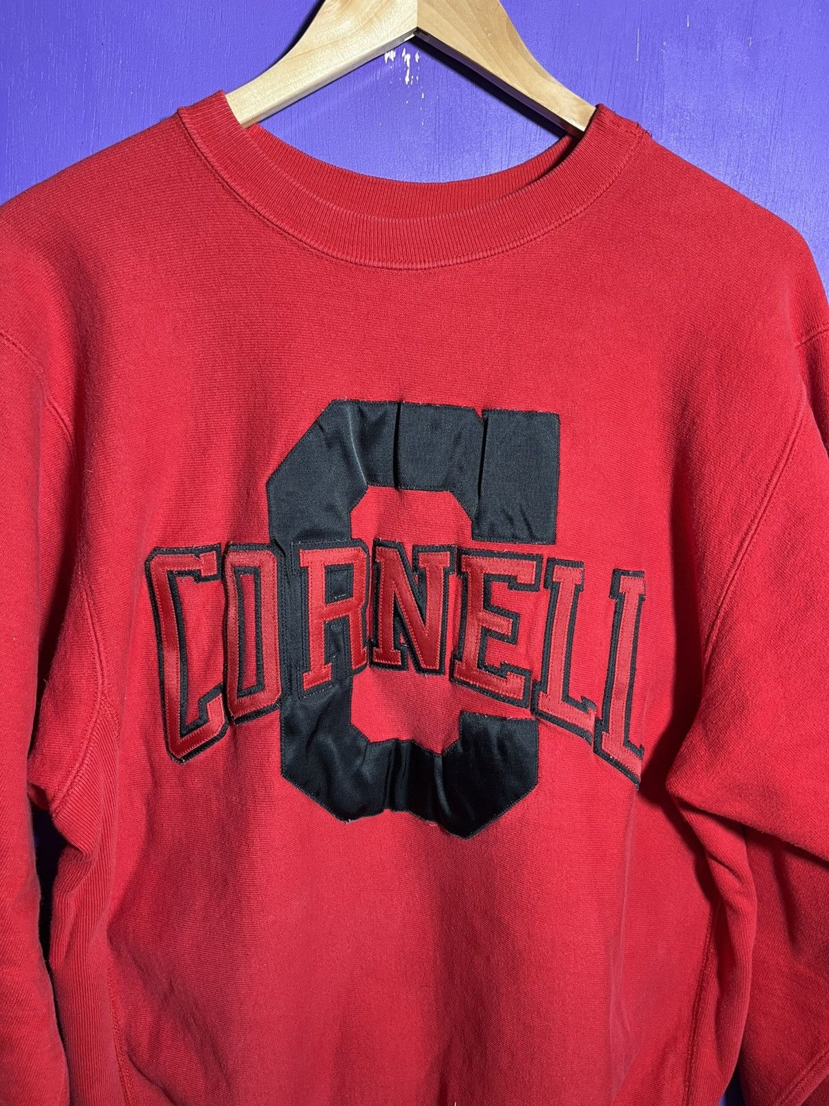 Champion × Vintage Vintage 80s Champion Cornell university reverse weave Size US L / EU 52-54 / 3 - 3 Thumbnail