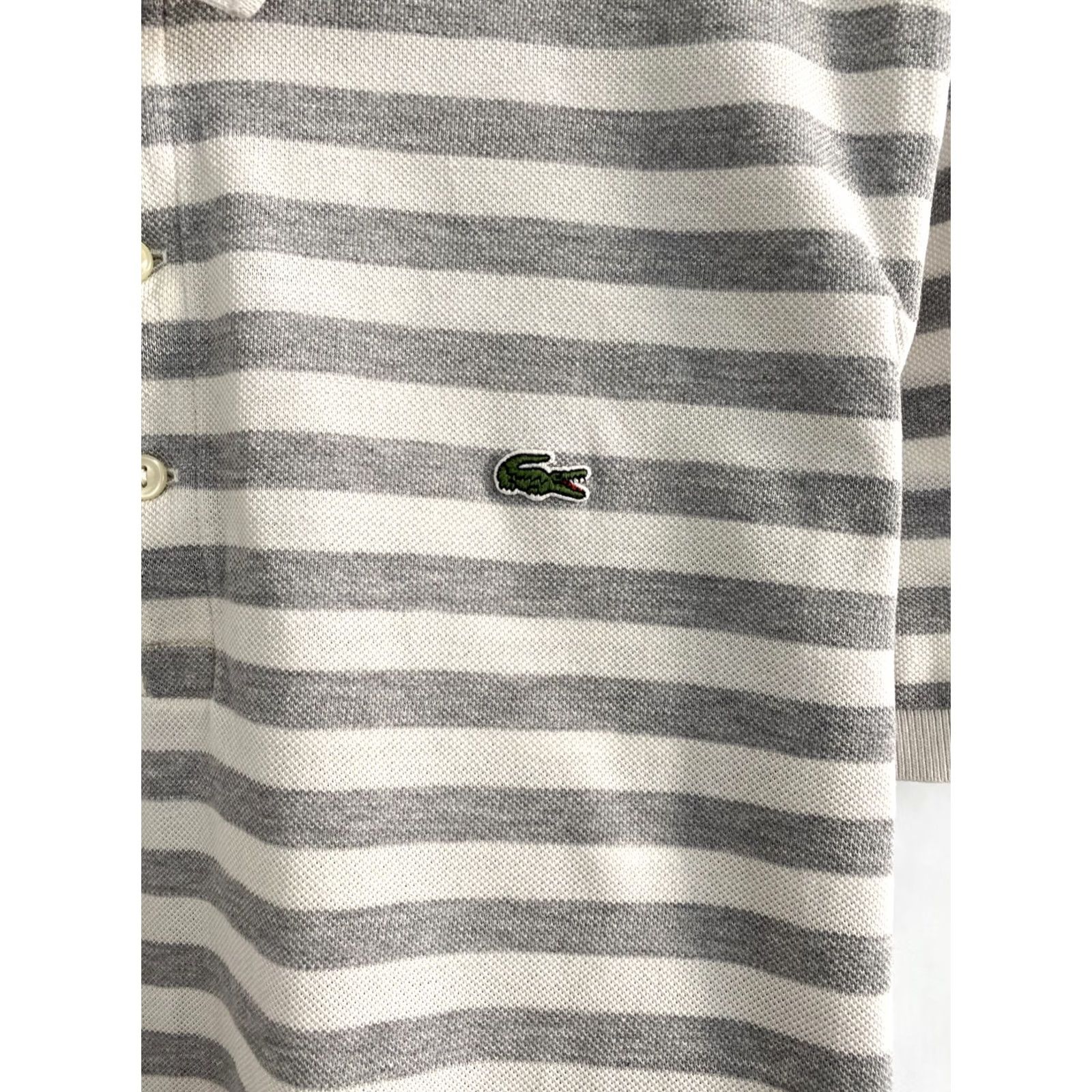 Lacoste VINTAGE Lacoste Polo Shirt Mens L Gray Made in France retro rare Y2K Size US L / EU 52-54 / 3 - 4 Thumbnail