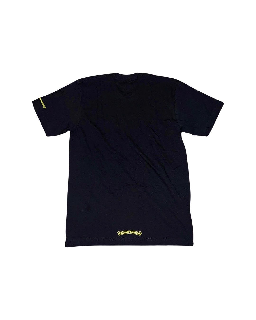 Chrome Hearts Acid green yellow neon neck logo tee Size US M / EU 48-50 / 2 - 2 Thumbnail