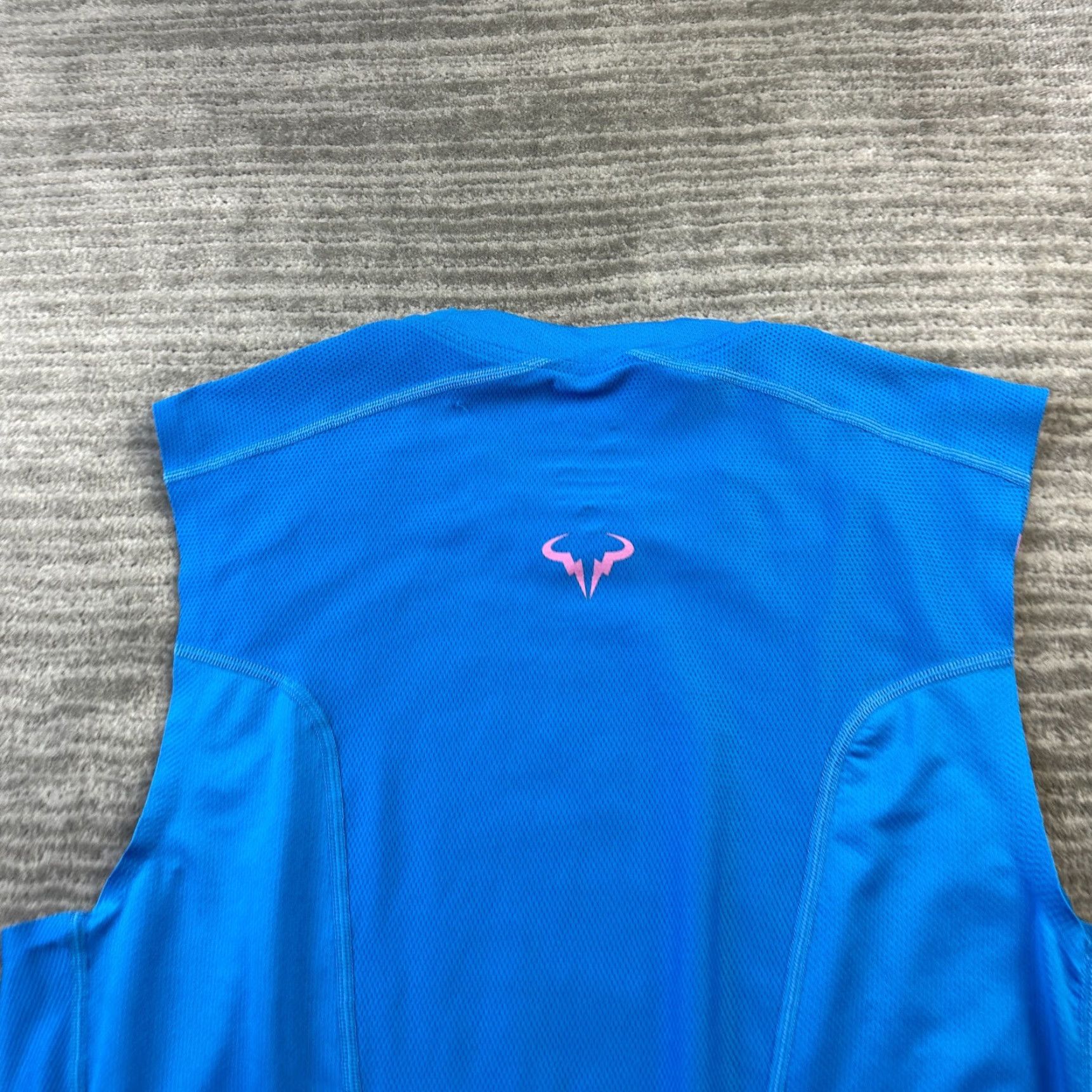 Nike Nike Rafa Shirt Mens M Blue Tank Top 2014 US Open NYC Nike Dri-Fit Size US M / EU 48-50 / 2 - 4 Thumbnail