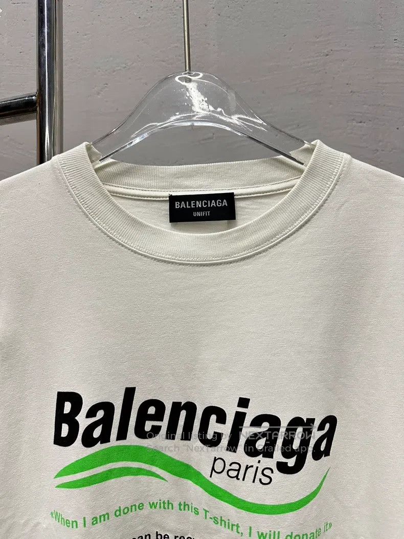 Balenciaga Balenciaga Short-sleeve with eco-logo Size US XXS / EU 40 - 6 Thumbnail