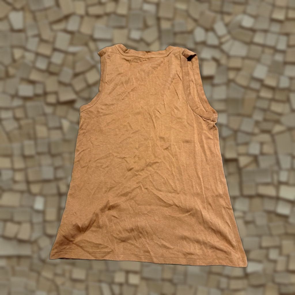 Vintage A New Day Tank Top Women's Large Orange Scoop Neck Size L / US 10 / IT 46 - 1 Thumbnail