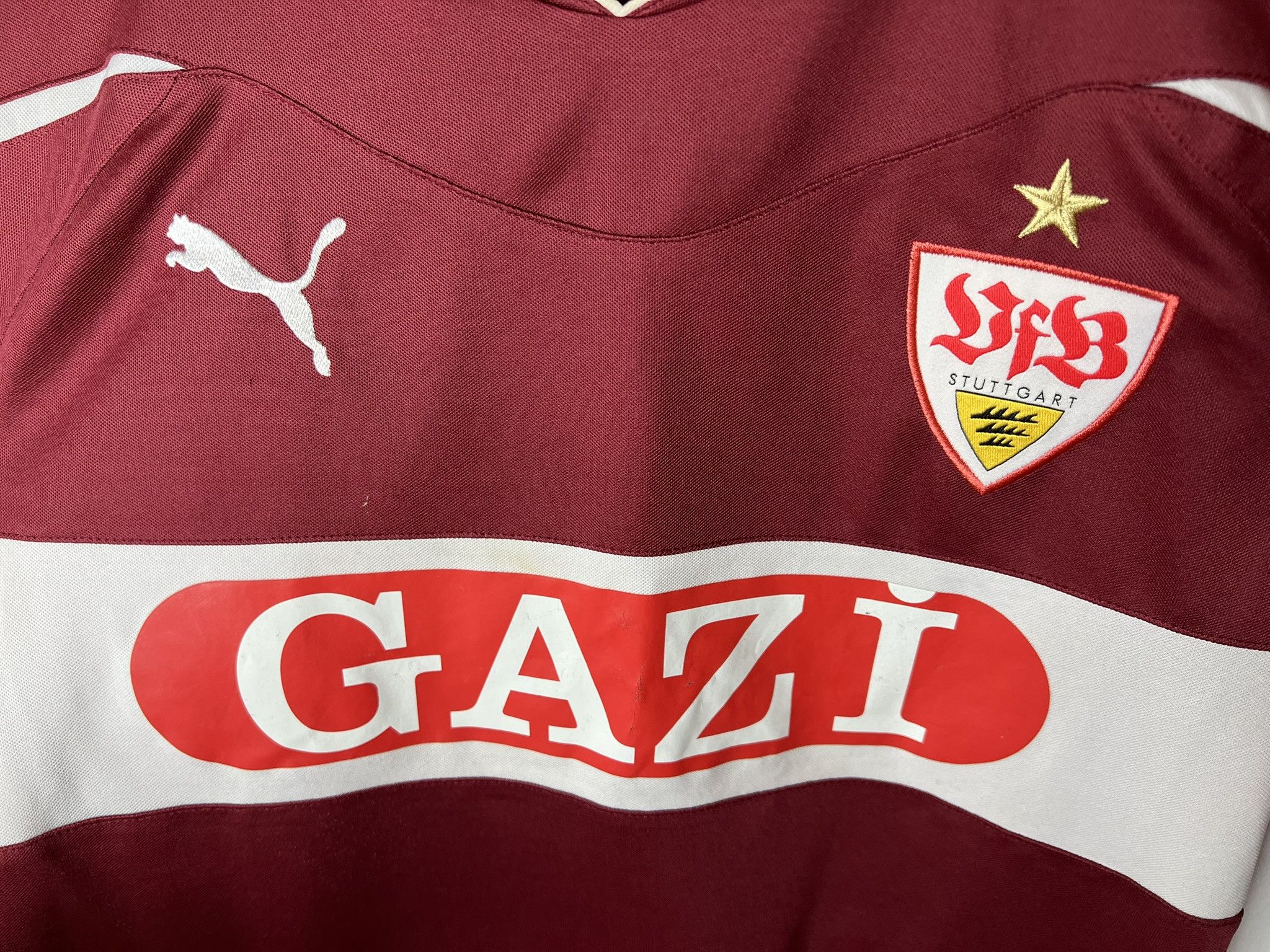 Puma HAJNAL #28 VFB STUTTGART 2010 AWAY FOOTBALL SHIRT SOCCER Size US M / EU 48-50 / 2 - 6 Thumbnail