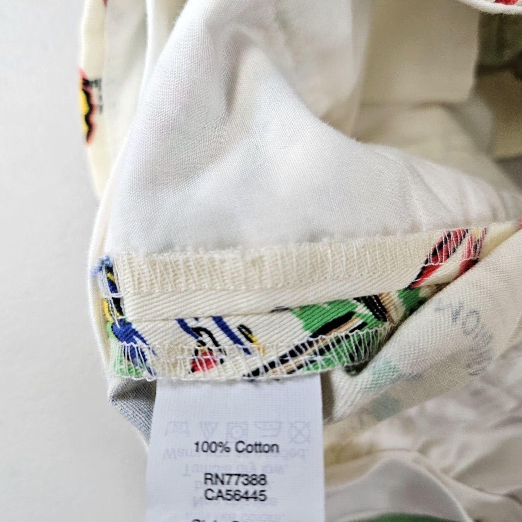 J.Crew VINTAGE J.CREW Womens Hawaiian Island Shorts Sz 2 Beige Green Cotton Chino Casual Denim? Size 26" / US 2 / IT 38 - 3 Thumbnail
