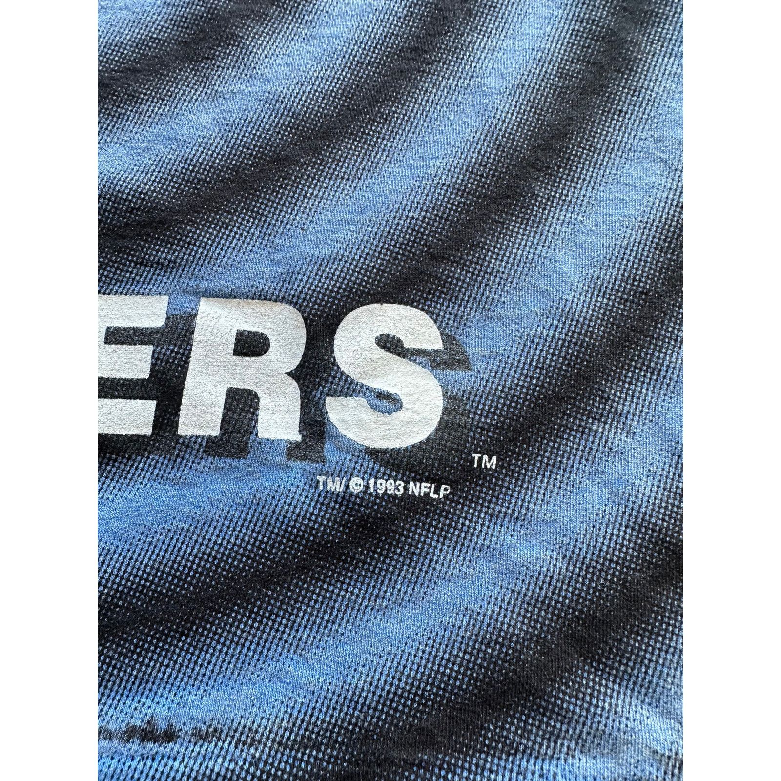 NFL × Salem Sportswear × Vintage Vintage Carolina Panthers 1993 Spiral All Over Print T-Shirt Size US M / EU 48-50 / 2 - 5 Thumbnail