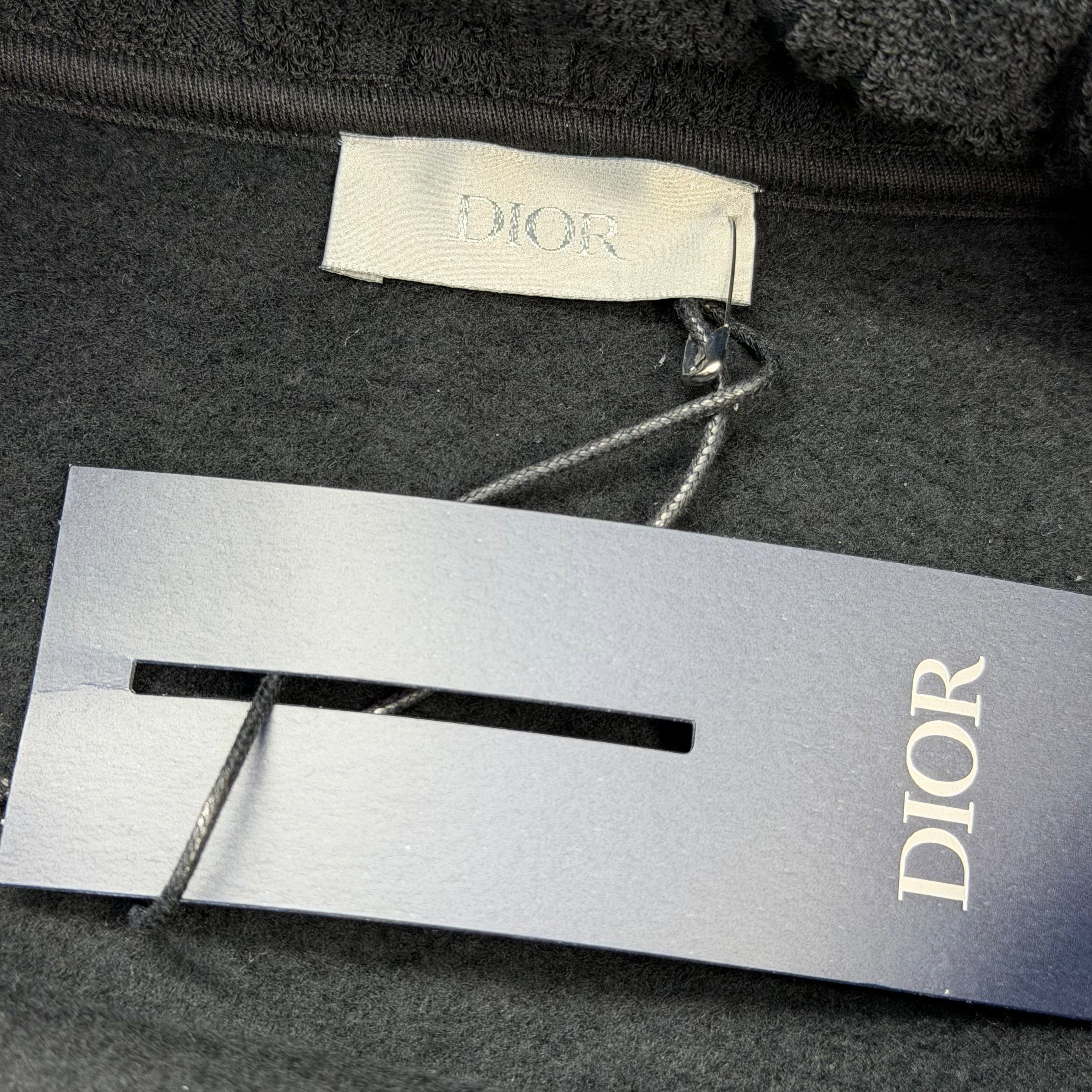 Dior Dior Oblique Relaxed-Fit Hooded Sweatshirt Black XXL Size US XXL / EU 58 / 5 - 4 Thumbnail