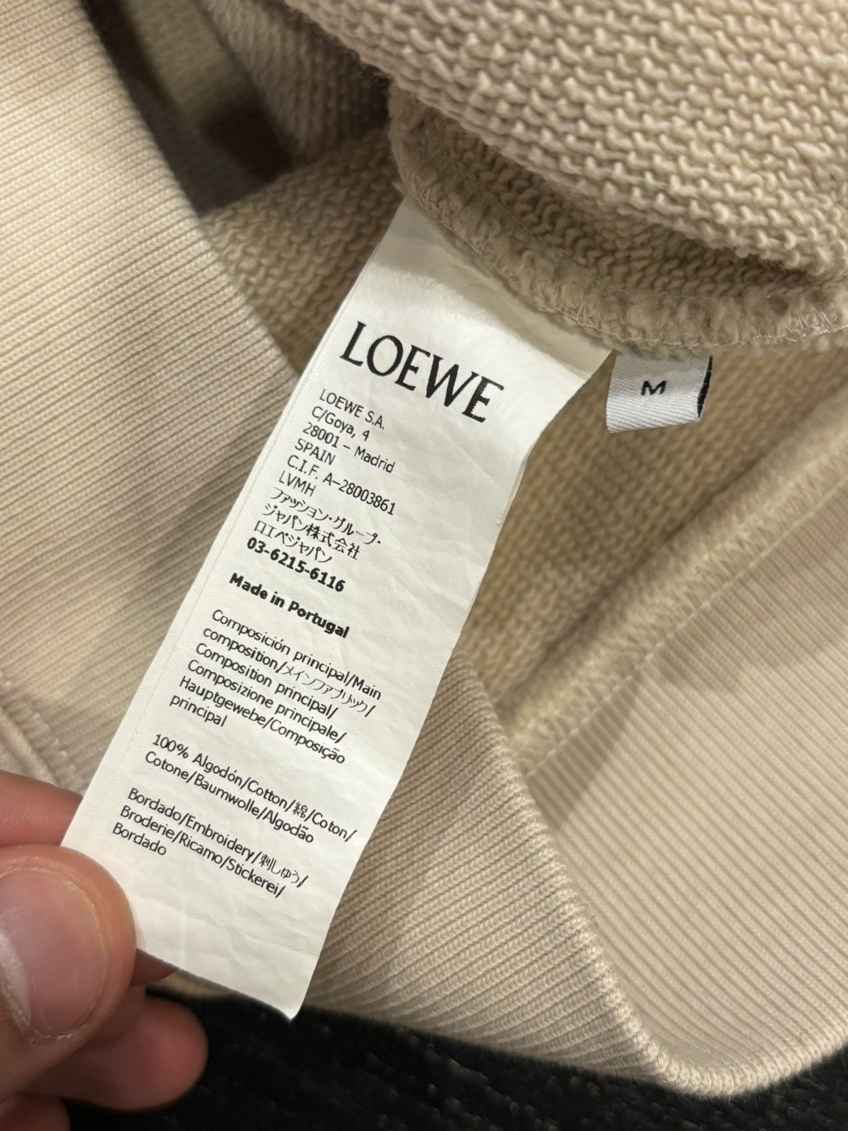 Loewe Loewe Anagram Crewneck Creta Beige Size US M / EU 48-50 / 2 - 6 Thumbnail