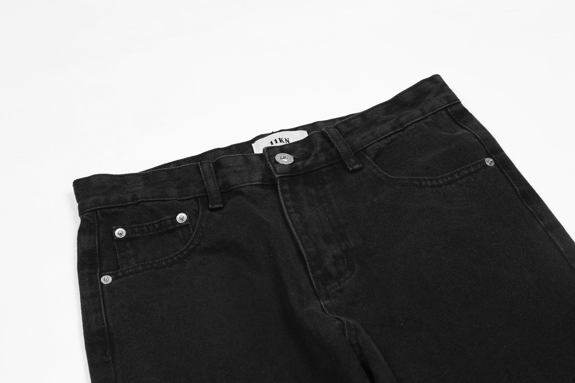 Japanese Brand × Vintage American slim straight casual black flared jeans Size US 32 / EU 48 - 3 Thumbnail