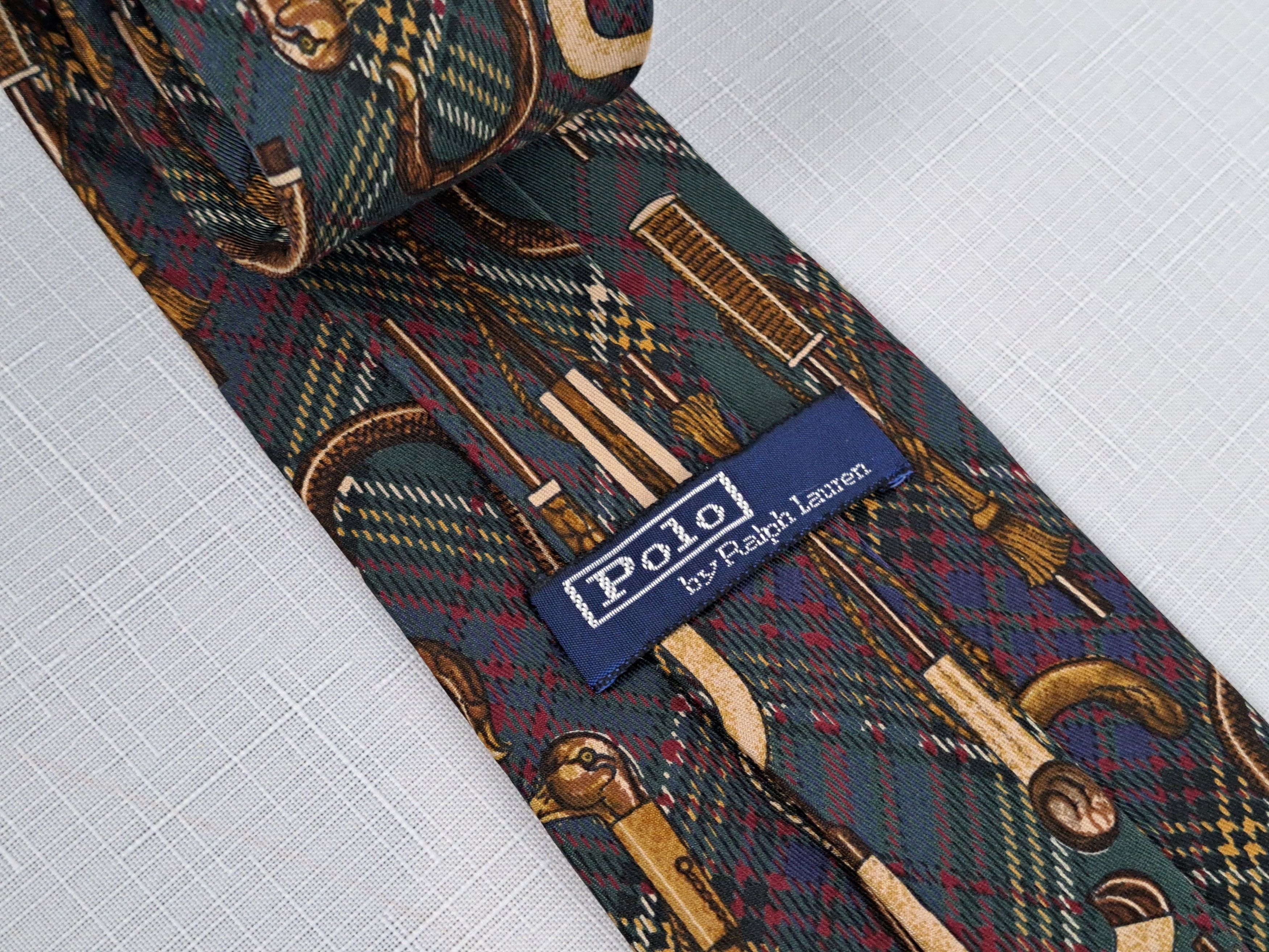 Polo Ralph Lauren Polo Ralph Lauren cane print silk tie. Size ONE SIZE - 1 Thumbnail