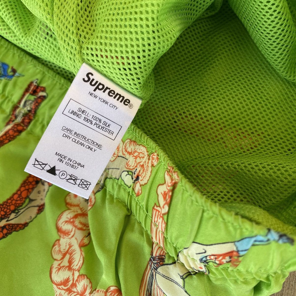 Supreme Supreme Alphabet Silk Pants Green 2018 Size US 34 / EU 50 - 3 Thumbnail