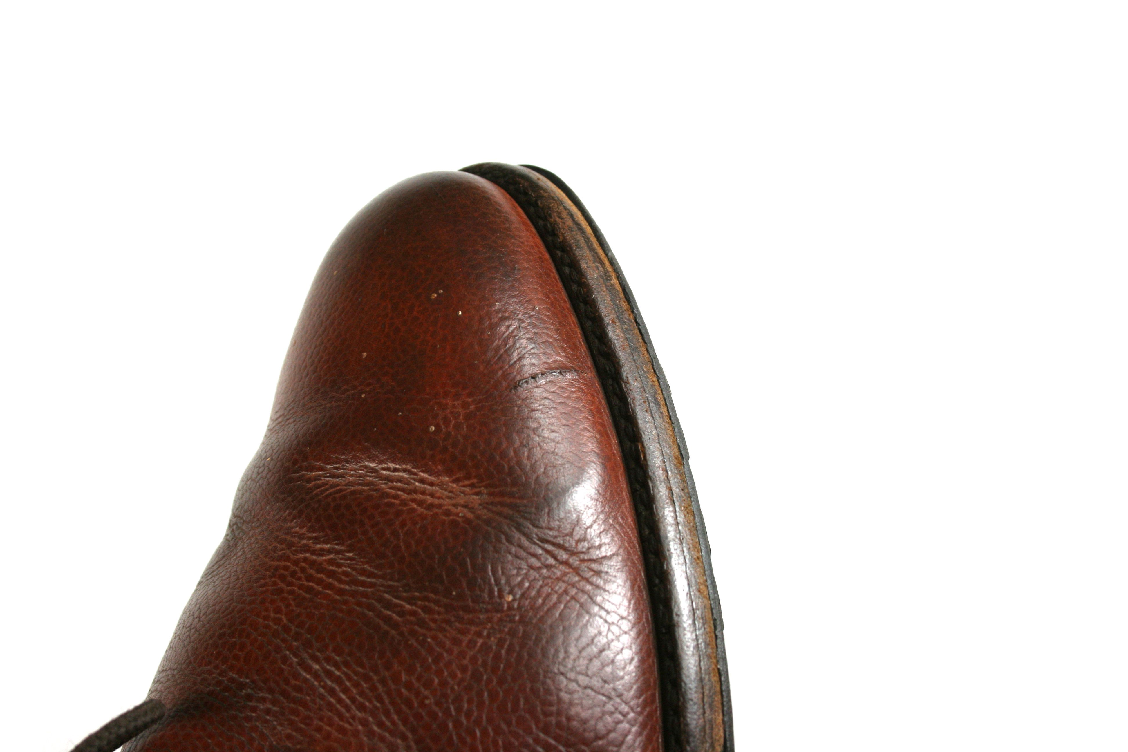 Salvatore Ferragamo 00S Grain Leather Derby Vintage Size US 10 / EU 43 - 6 Thumbnail