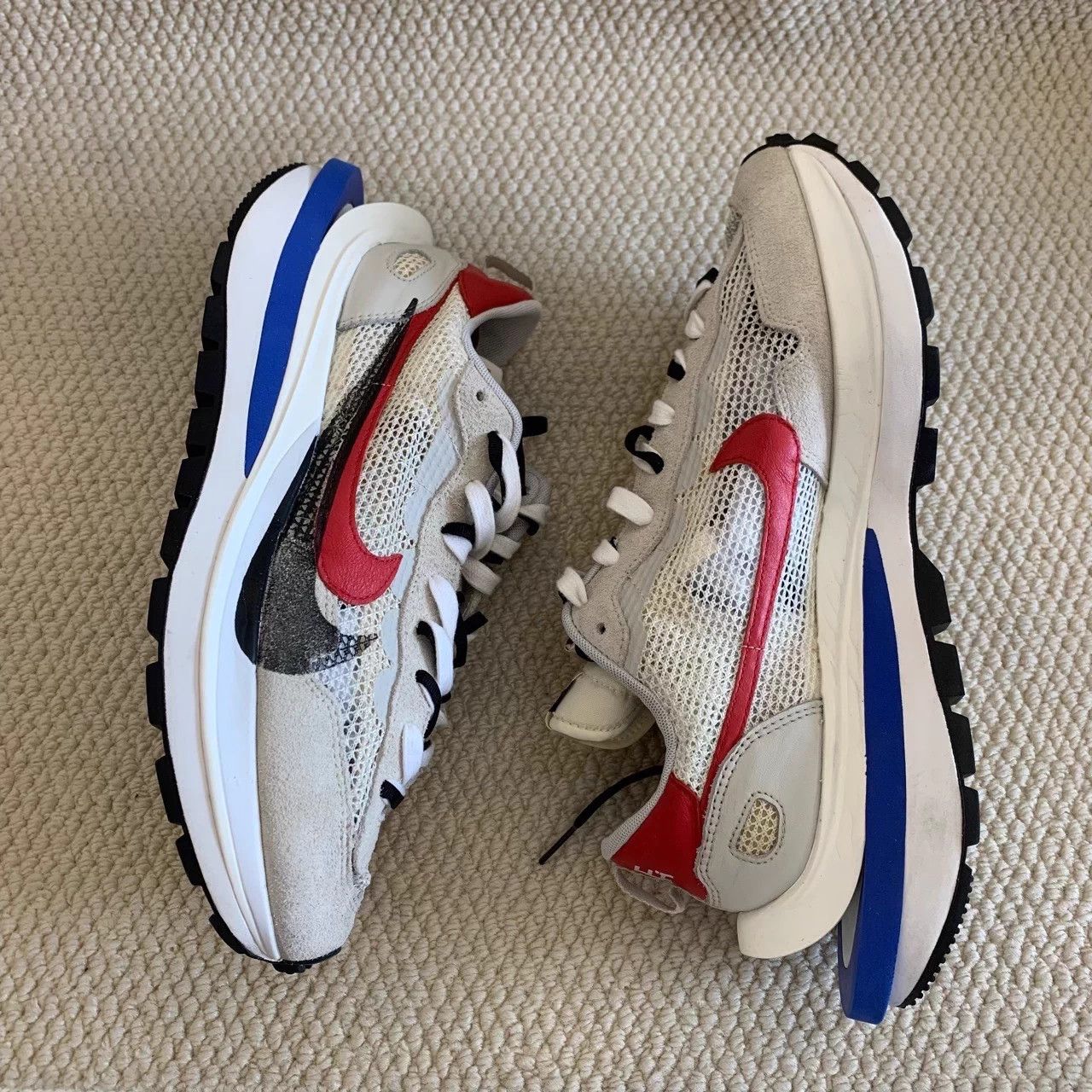 Nike Clearance Sale! Sacai x Nike VaporWaffleLow-top Sport Shoes, Size US 12.5 / EU 45-46 - 5 Thumbnail