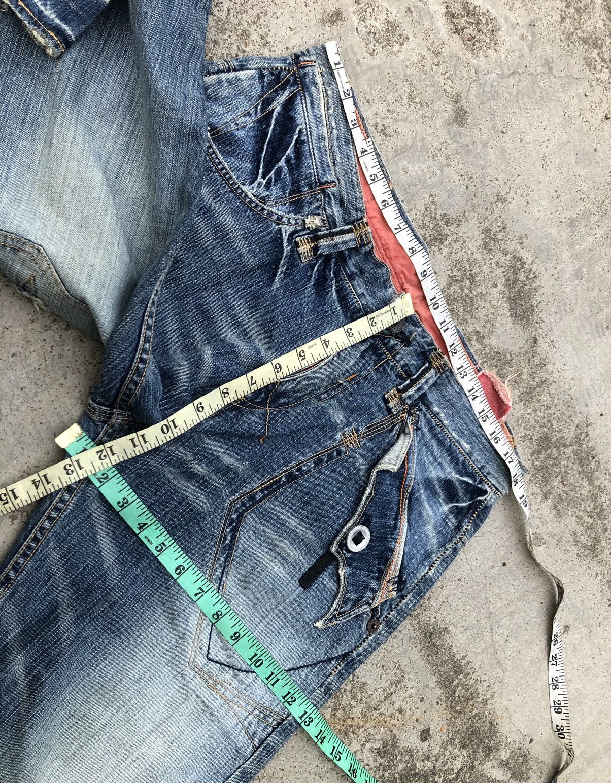 Vintage TOUGH JEANS TWIST DENIM Size US 36 / EU 52 - 8 Thumbnail