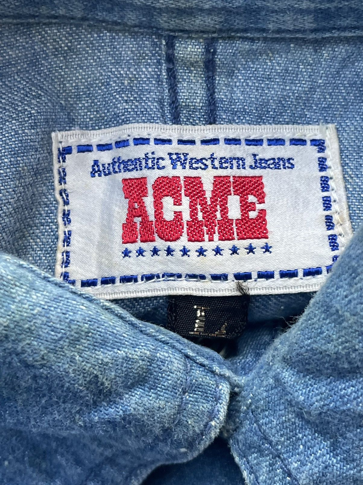 Acme Clothing Vintage Acme Western Denim Shirt Size US M / EU 48-50 / 2 - 10 Thumbnail