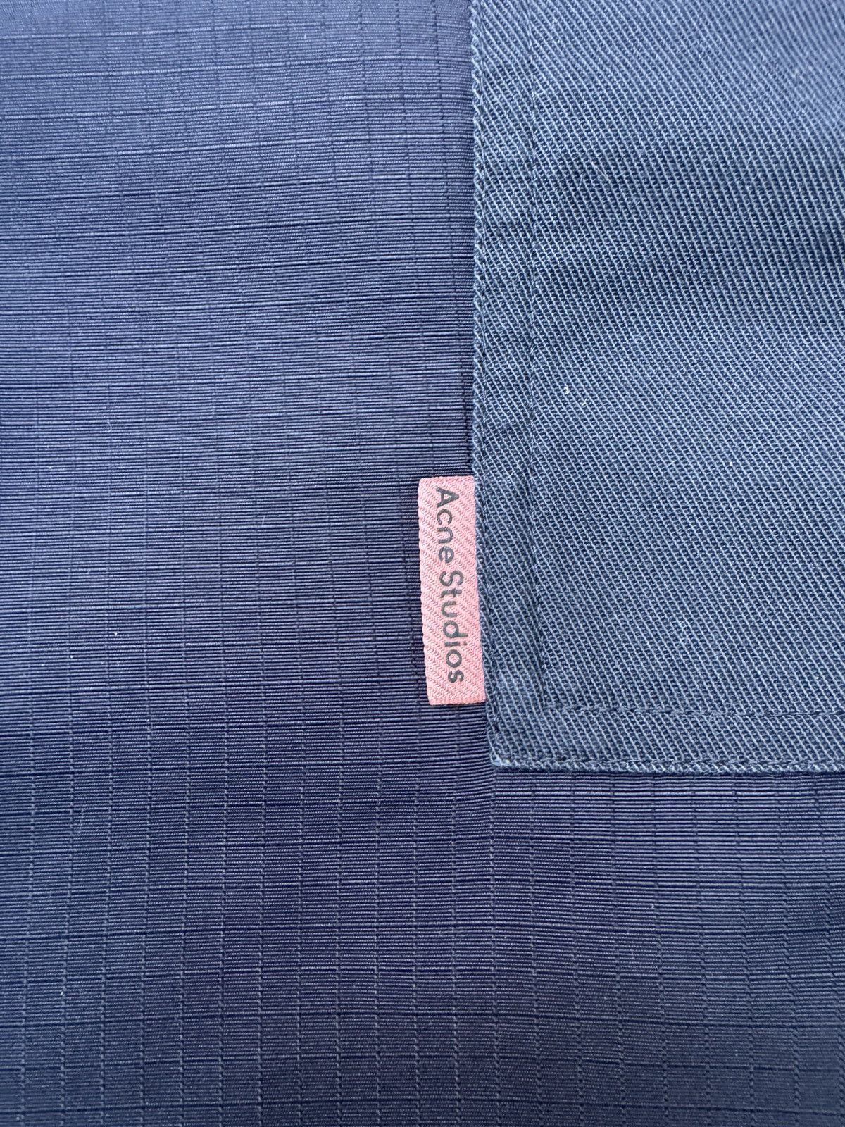 Acne Studios Acne Studios Ripstop Cargo Trousers Dark Blue Size US 32 / EU 48 - 3 Thumbnail