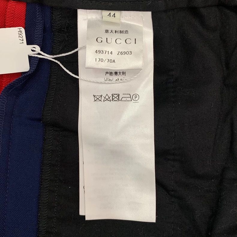 Gucci Gucci Black striped wool casual pants 2502-Nextarrow Size US 28 / EU 44 - 7 Thumbnail