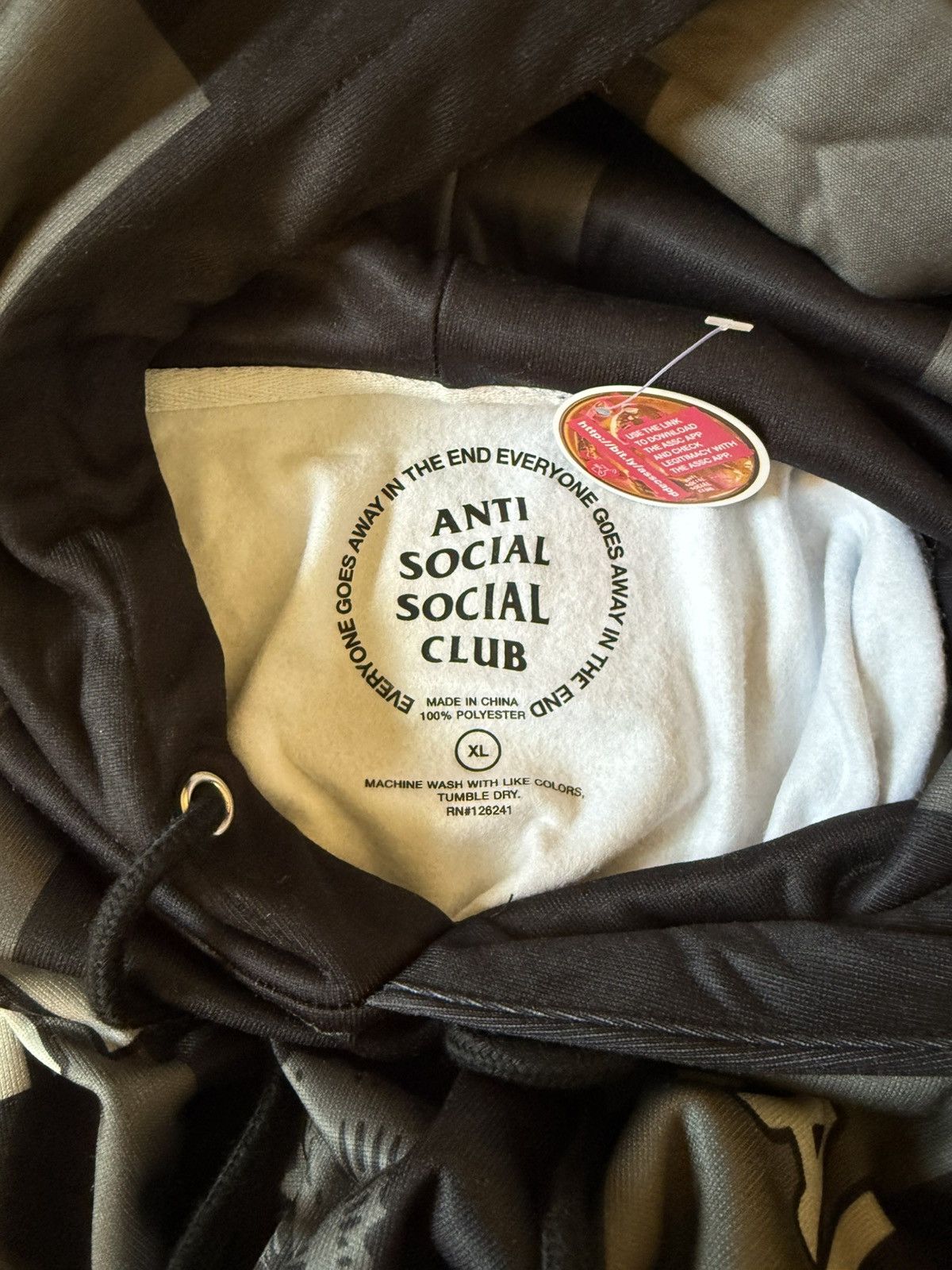 Anti Social Social Club Anti Social Social Club- Anti Racing Eagle pattern hoodie Size US XL / EU 56 / 4 - 3 Thumbnail
