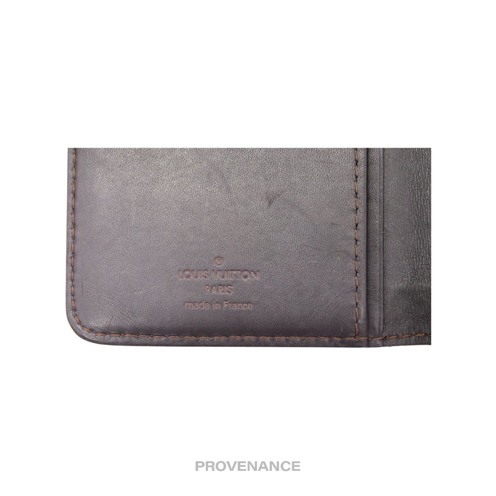 Louis Vuitton 🔴 Louis Vuitton Long Wallet - Utah Brown Leather Size ONE SIZE - 7 Thumbnail