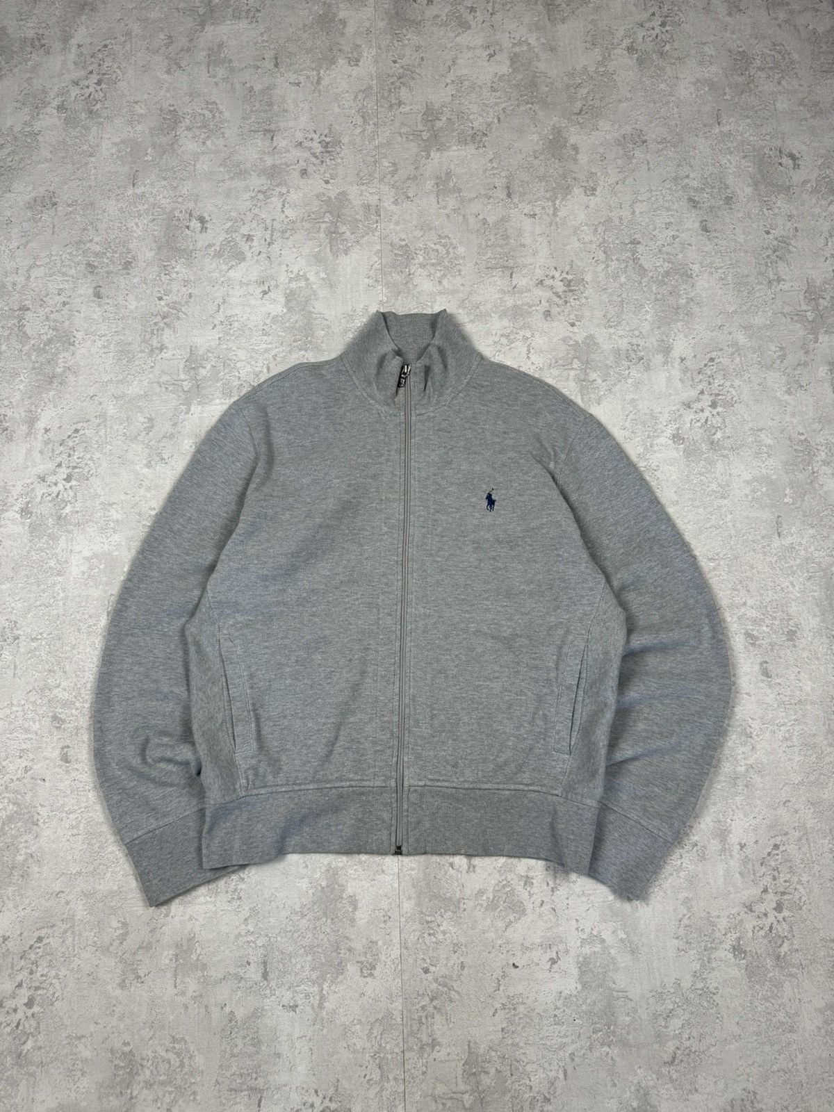 Polo Ralph Lauren Vintage Polo Ralph Lauren Y2K Gray Zip Sweatshirt Size L Size US L / EU 52-54 / 3 - 1 Thumbnail