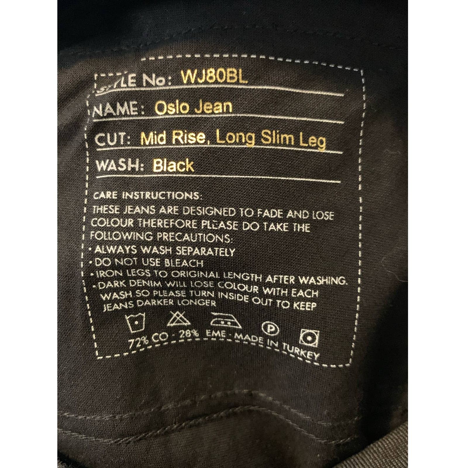 REVOLVE M.i.h. The Oslo black stretch slim jeans size 24 - 0 Size 25" / US 0 / IT 36 - 6 Thumbnail