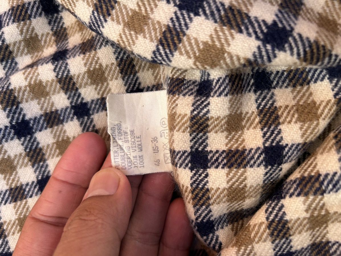 Other Vintage 80s/90s Lined Checkered Wool Raglan Bomber Jacket Size US S / EU 44-46 / 1 - 8 Thumbnail