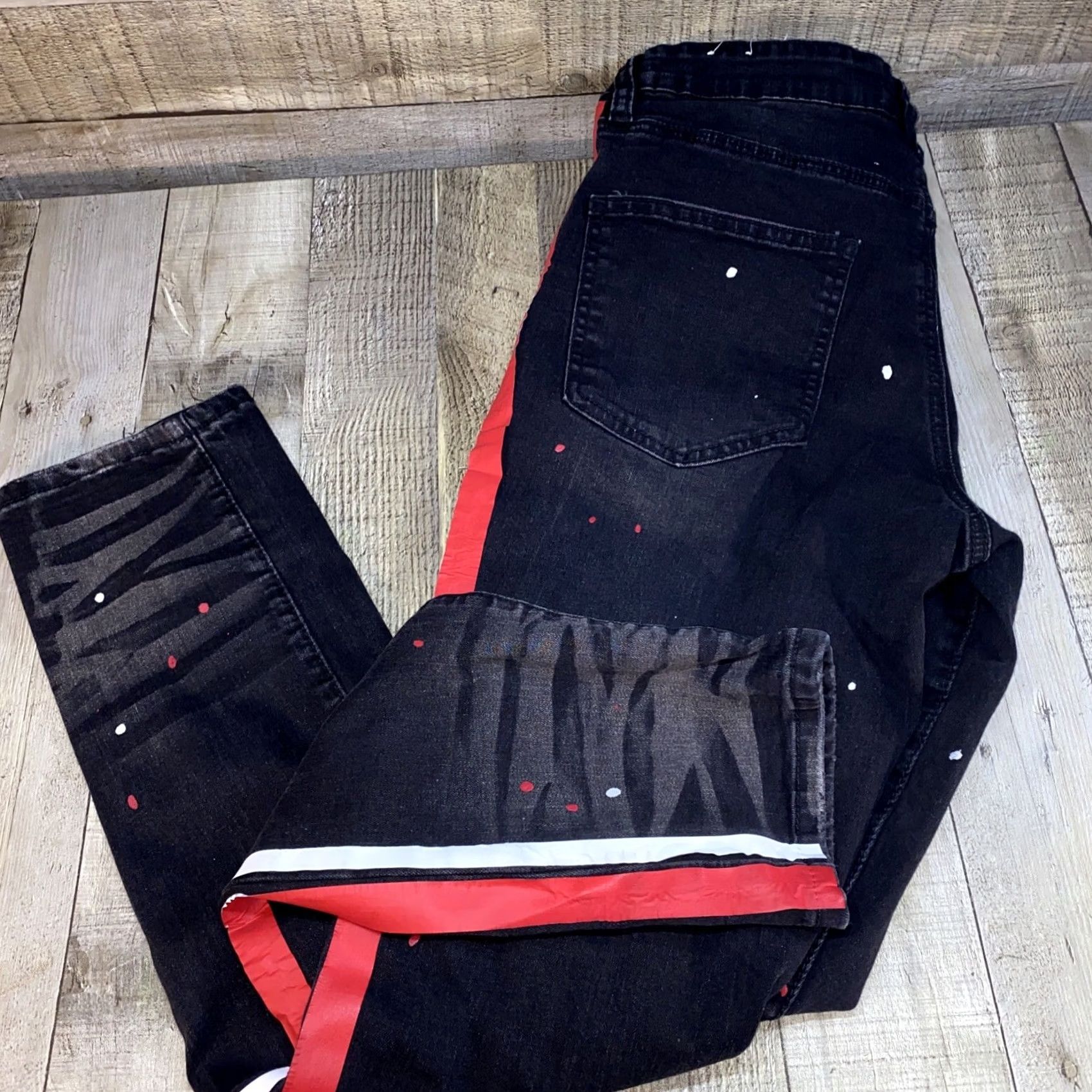 Vintage Rue21 Jeans Men 30x30 Black Skinny Size US 30 / EU 46 - 3 Thumbnail