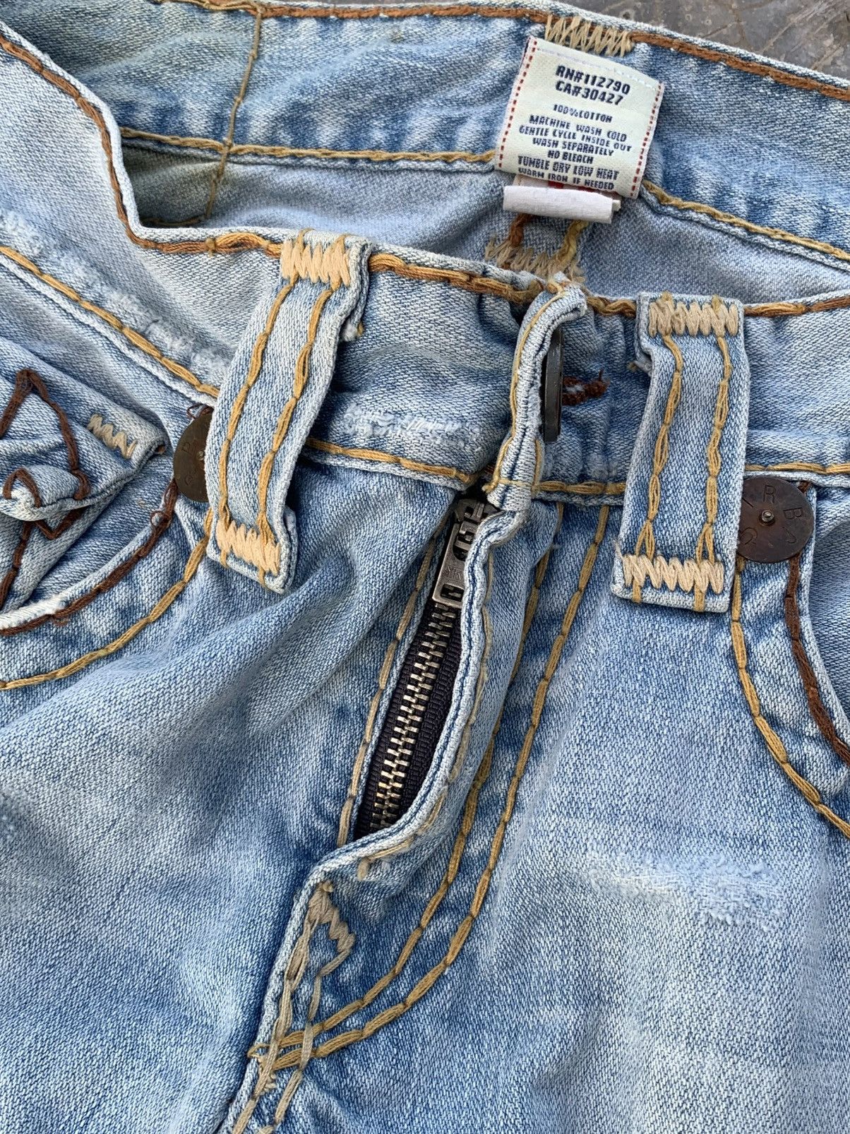 True Religion Rare Distressed True Religion Jeans size 31 Size US 31 - 18 Thumbnail