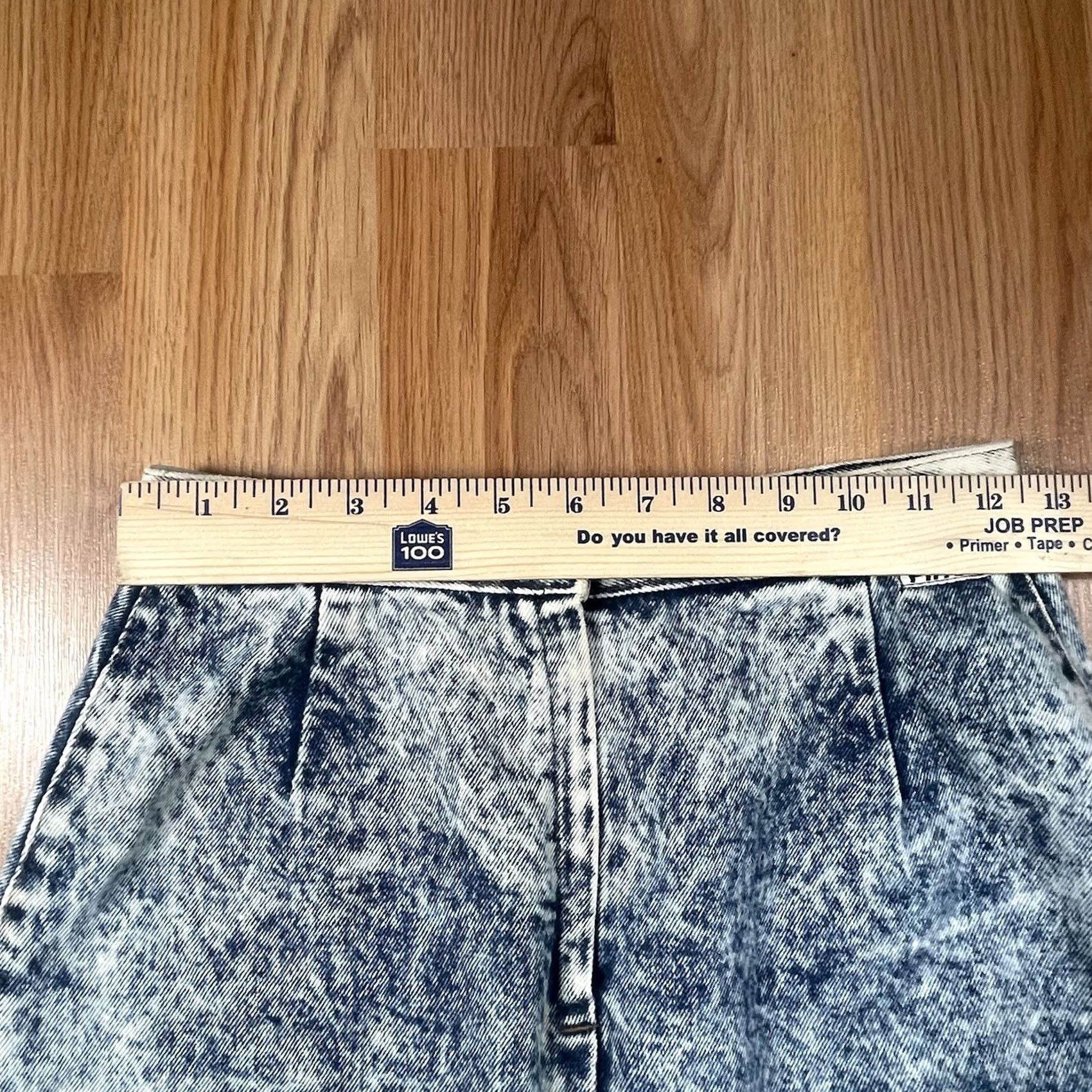 Vintage VINTAGE First Denim Skirt Women’s 7 Blue Wash Knee Length Straight & Pencil Skirt Womens 7 Blue Jeans Size 28" / US 6 / IT 42 - 2 Thumbnail