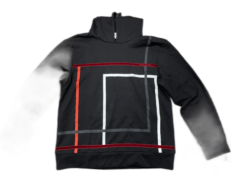 Calvin Klein 205W39NYC CK Hooded Sweatshirt with Geometric Design Size US L / EU 52-54 / 3 - 1 Thumbnail