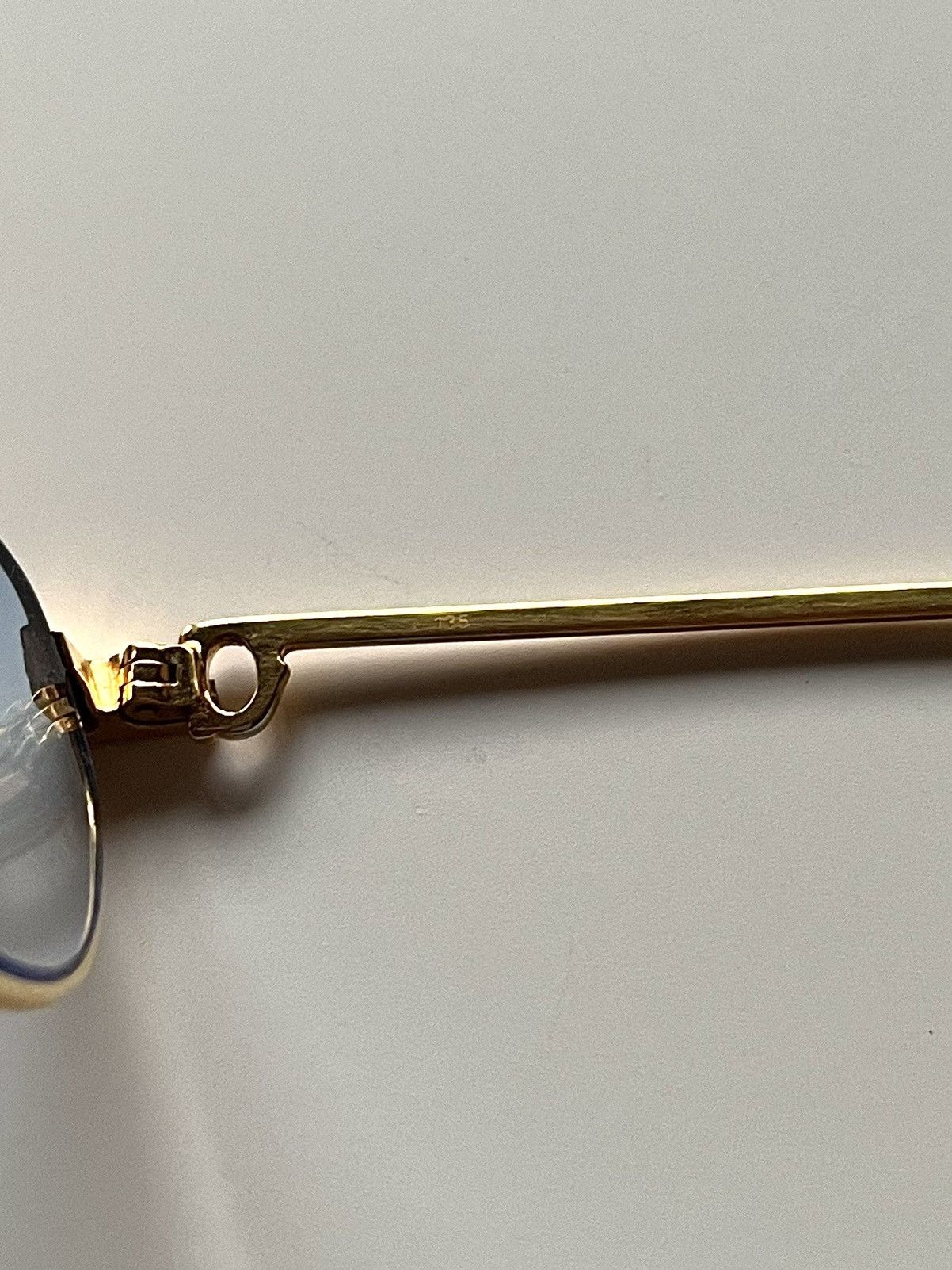 Cartier ★0% TAX★ 18K GP CARTIER PANTHER WINDSOR SUNGLASSES CHROME Size ONE SIZE - 9 Thumbnail