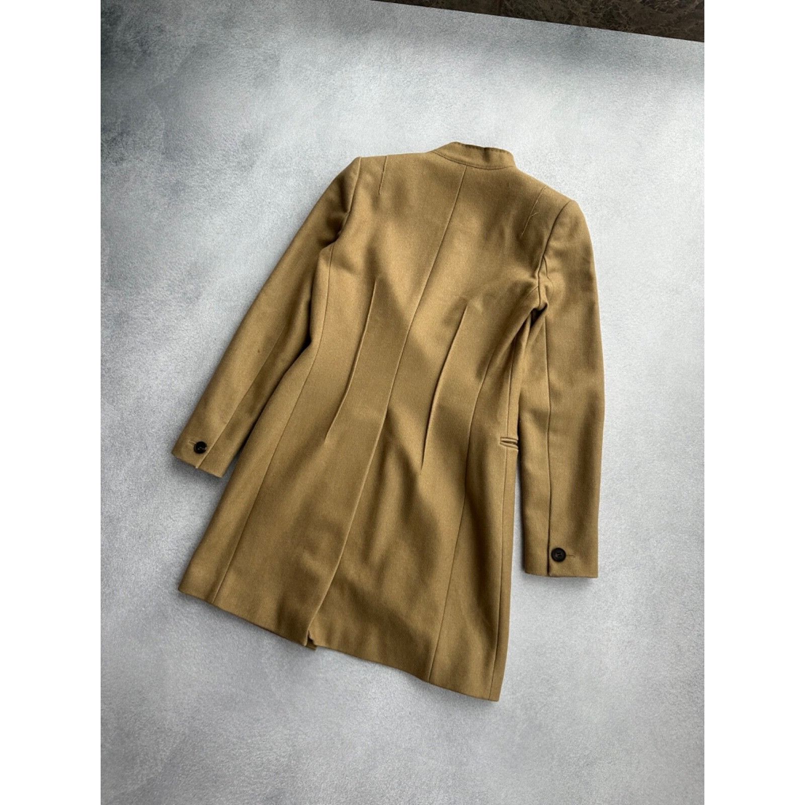Allsaints All Saints Woman Leni One Button Beige Coat Size XS / US 0-2 / IT 36-38 - 9 Thumbnail